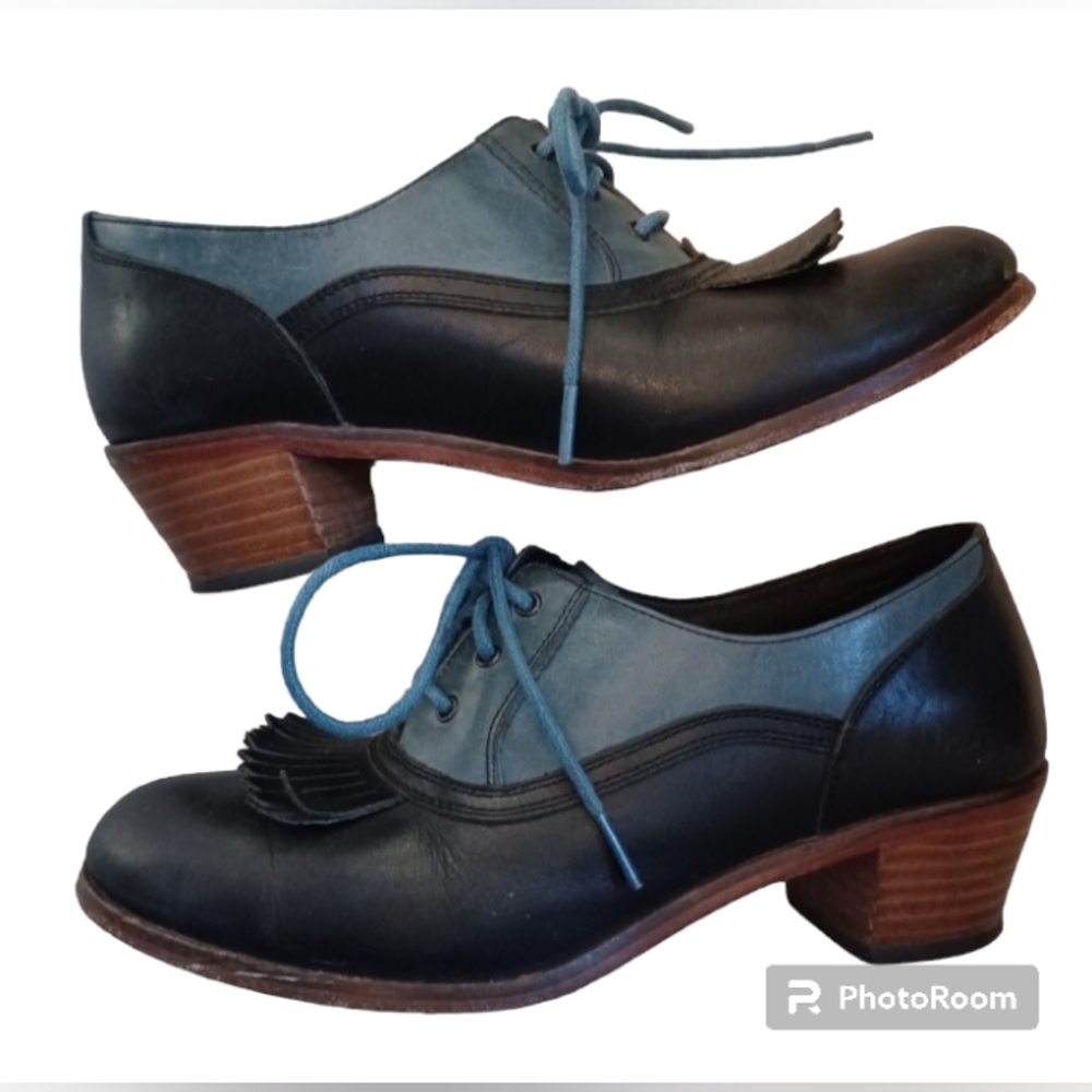 Wolverine by Samantha Pleet Nesbit Kiltie Leather Oxford 7.5 B 1000 Mile Shoes